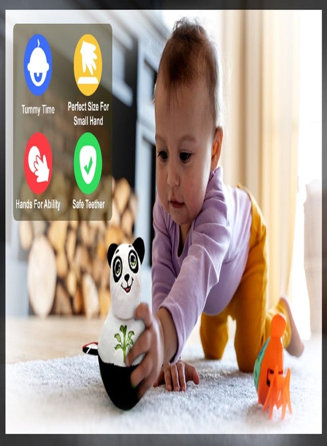 بيبي جو لعبة بيبي جو المتأرجحة والمتينة على شكل باندا (عبوة من قطعة واحدة) - Image 2